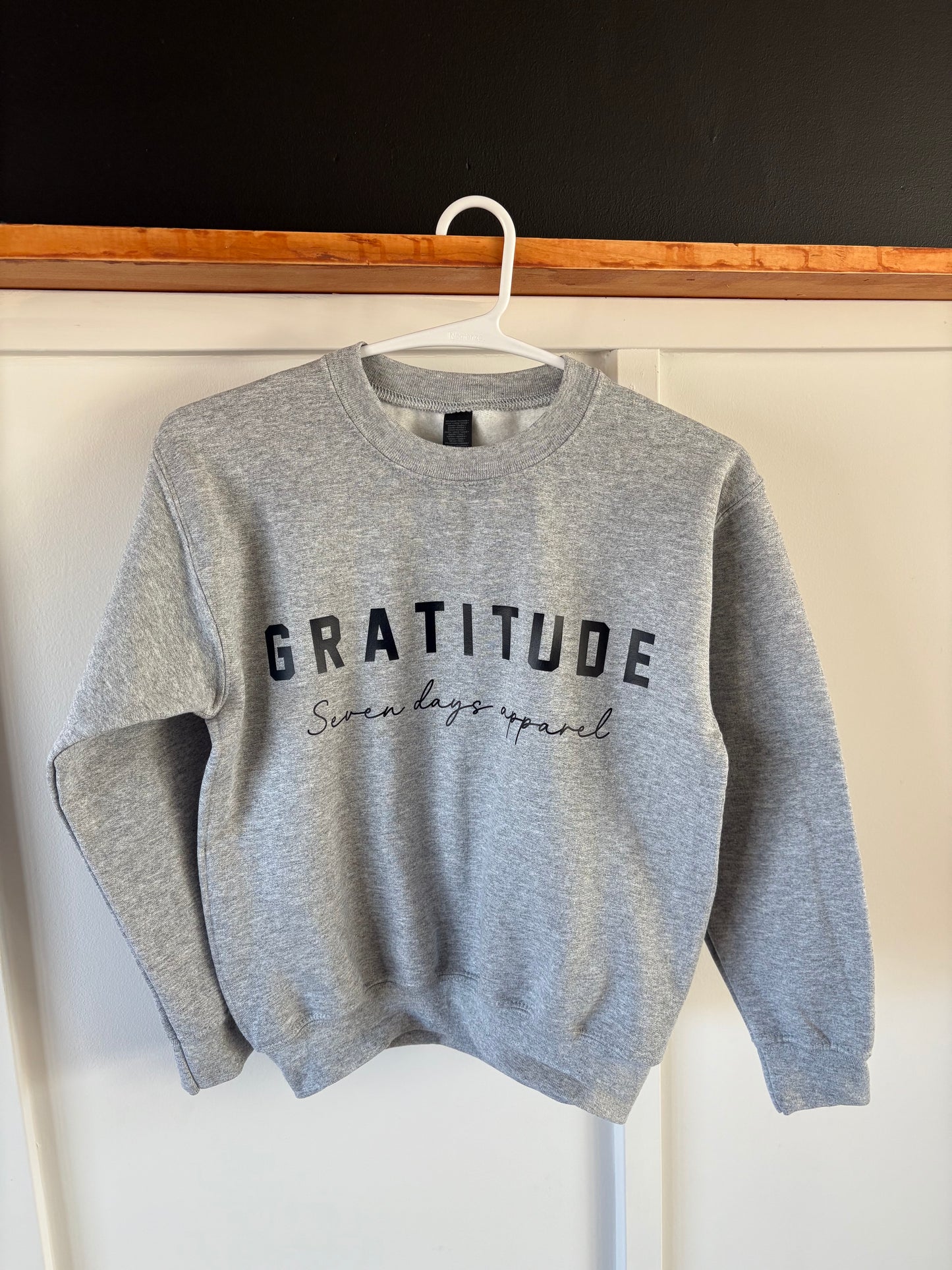 Youth Sweatshirt “GRATITUDE” - Gray