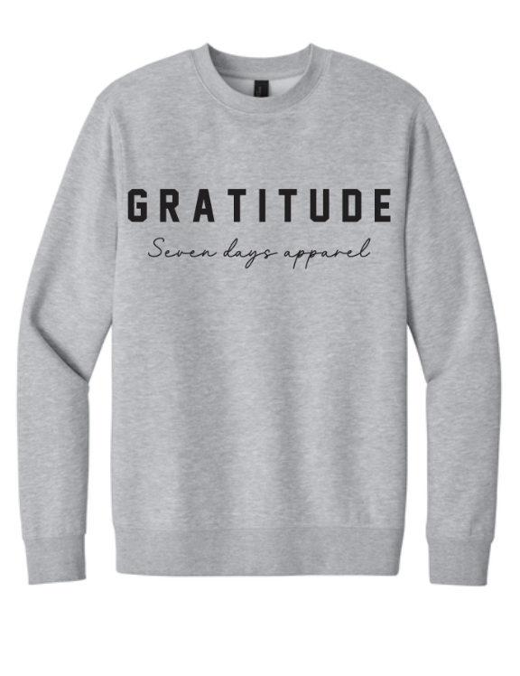 Adult Sweatshirt “GRATITUDE”
