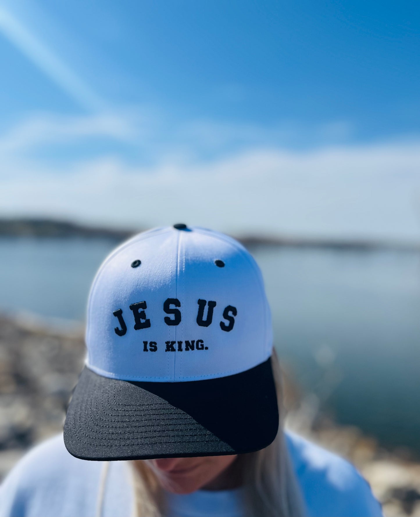 “JESUS IS KING.” Hat
