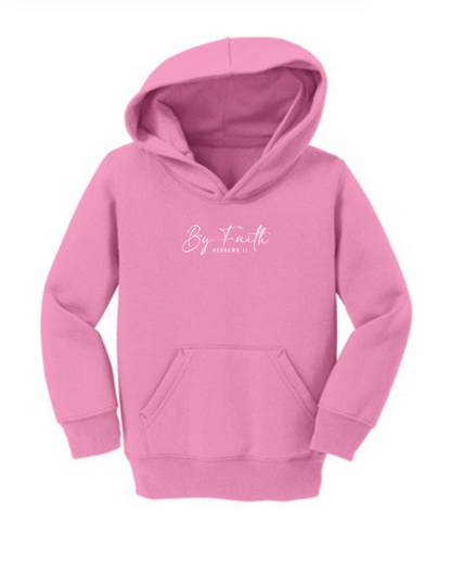 Toddler Hoodie “By Faith”